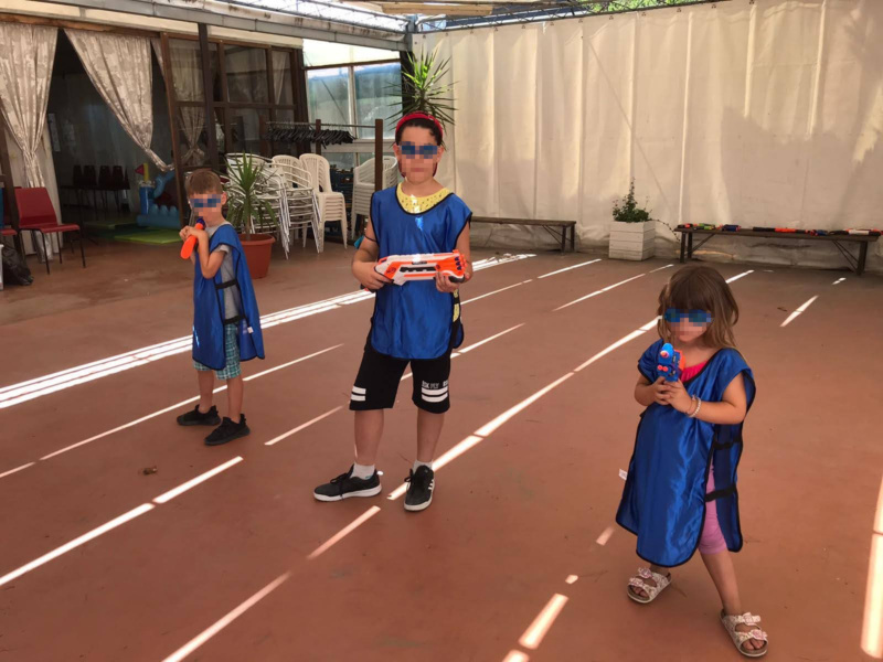 Fortnite - squadra verde con Nerf