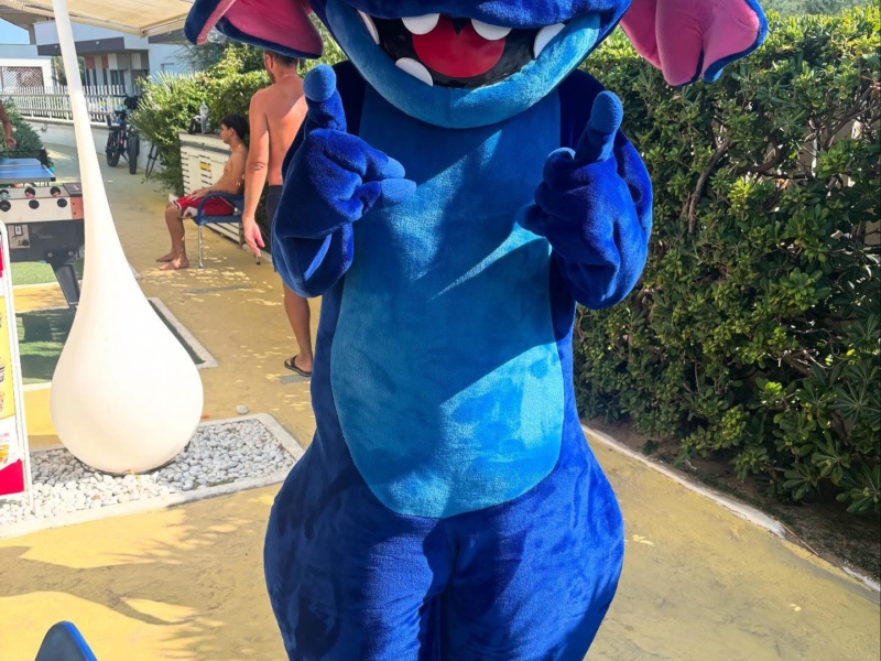 Mascotte Stitch - Allegra Combriccola Mascotte Stitch durante un evento dell'Allegra Combriccola